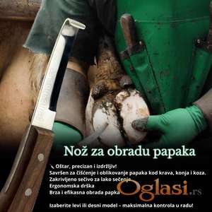 Nož za obradu papaka